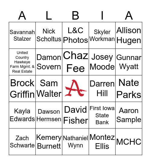 FRIDAY NIGHT LIGHTS Bingo Card