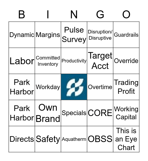 Ferguson Buzzword Bingo Card