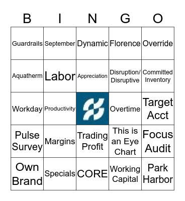 Ferguson Buzzword Bingo Card