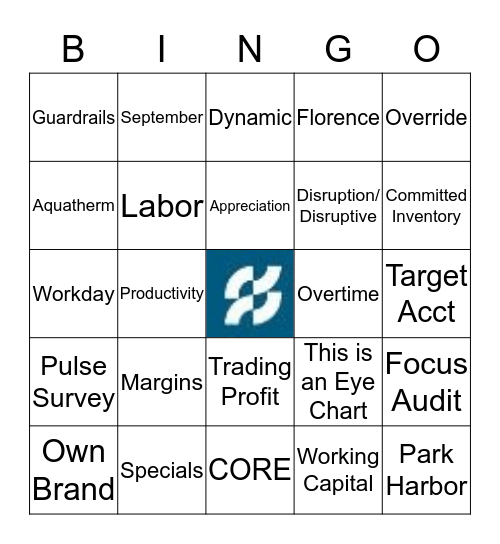 Ferguson Buzzword Bingo Card