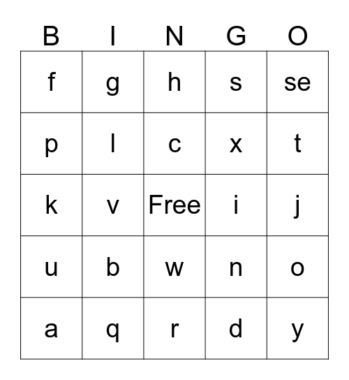 comma splice  Bingo Card