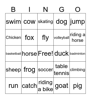 HFC 6.1 Bingo Card