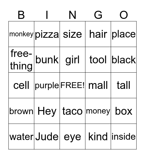 Emerging Technologies Bingo Card