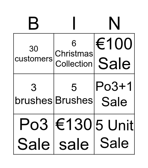 Po3 Theme Day! Bingo Card