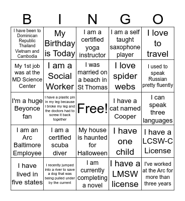 Fall Harvest Celebration Bingo Card