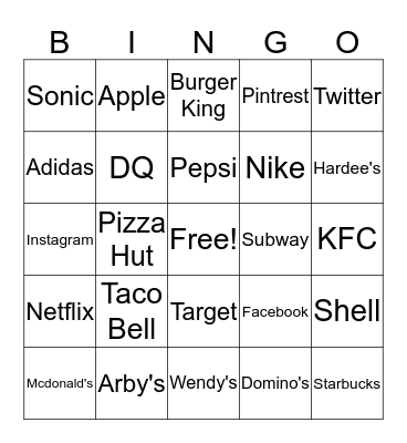 Logo's Bingo Card