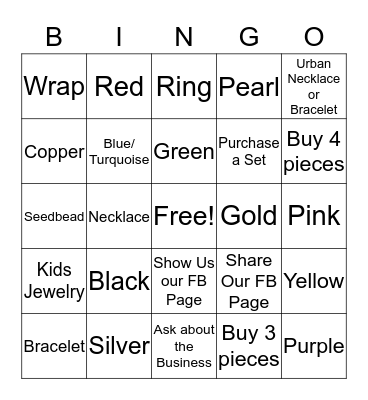 PAPARAZZI BINGO!!!! Bingo Card