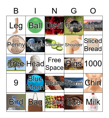 BINGO: Common Expressions Bingo Card