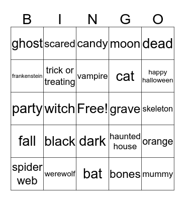 ASL Bingo Card