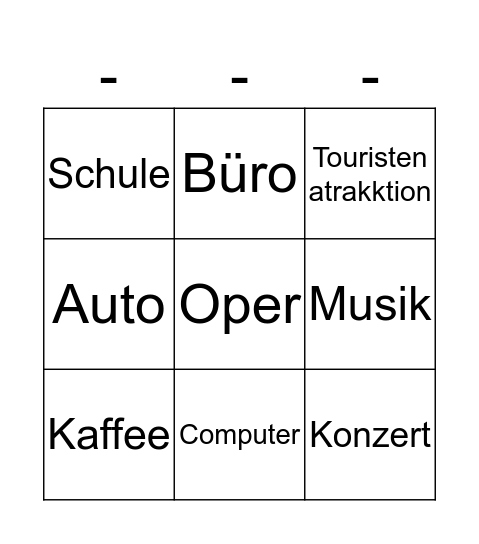 Internationalismen Bingo Card