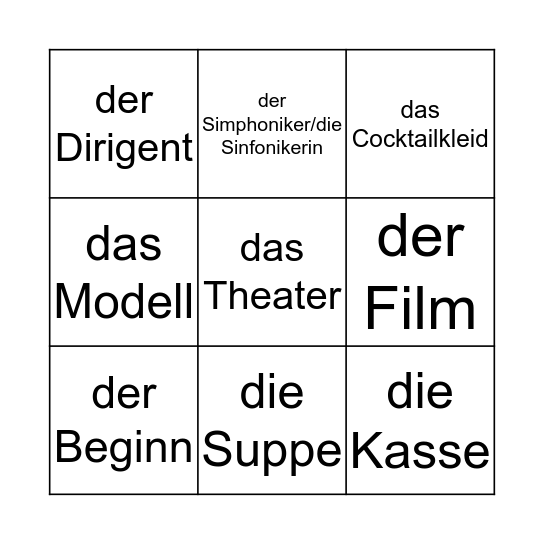 Internationalismen Bingo Card