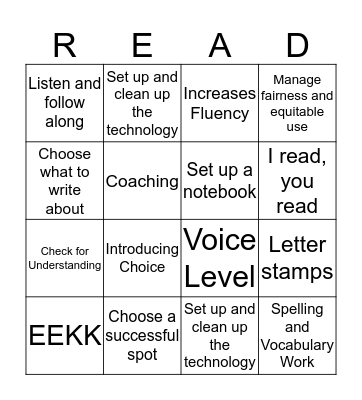 Chapter 6 and 7 Bingo Card