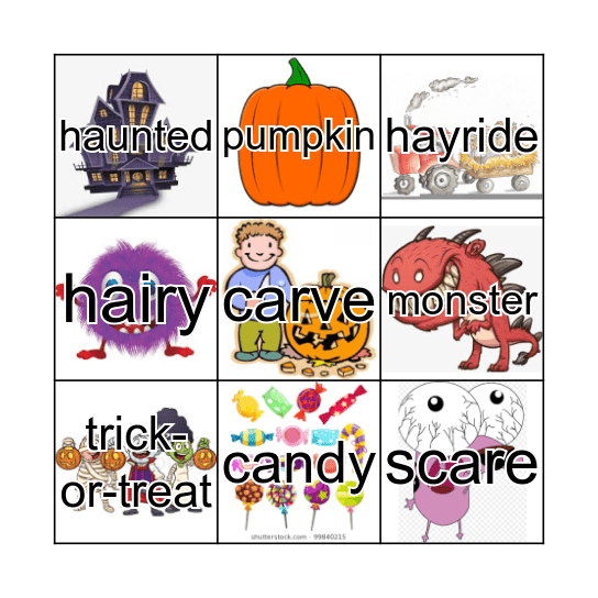Halloween Bingo !! Bingo Card