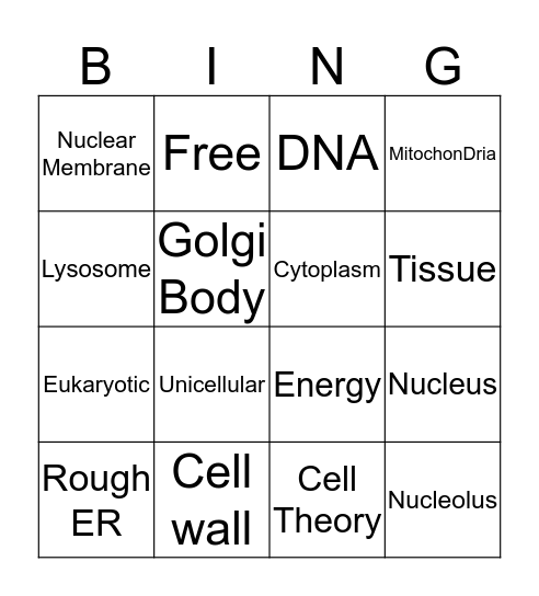 iT's my bingo Card
