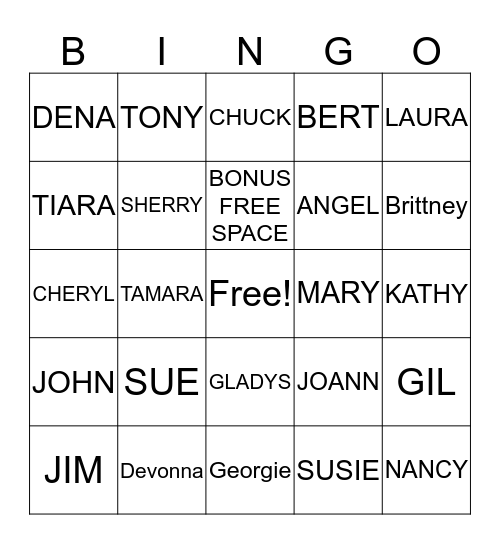 VIRIVA 10/24/2018 Bingo Card