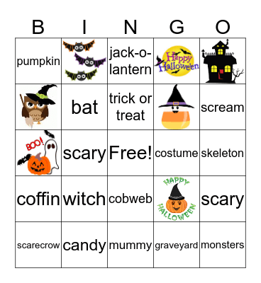 HALLOWEEN BINGO Card