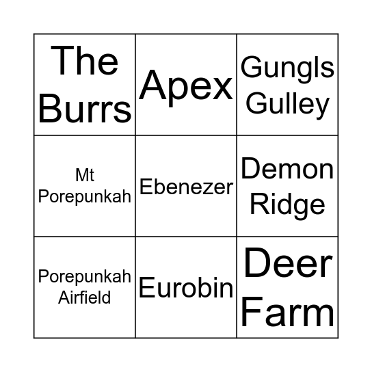 Bright Pingo! Level 2 Bingo Card