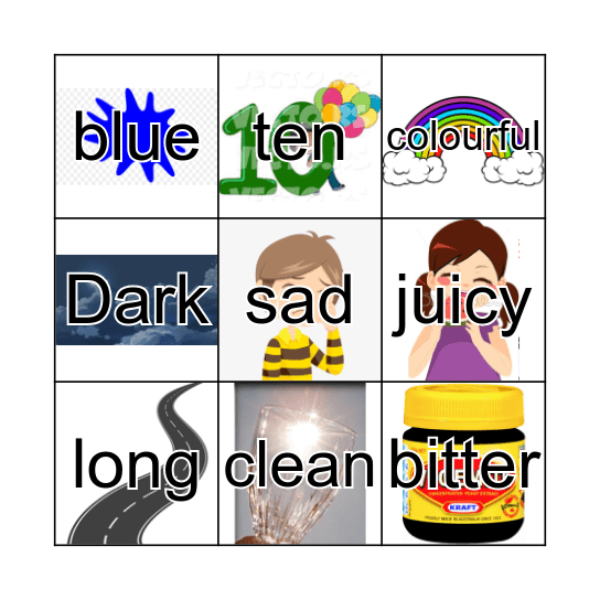 Australian/Greek Bingo Card