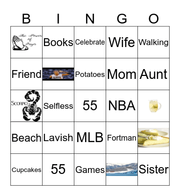 Juanita Bingo Card