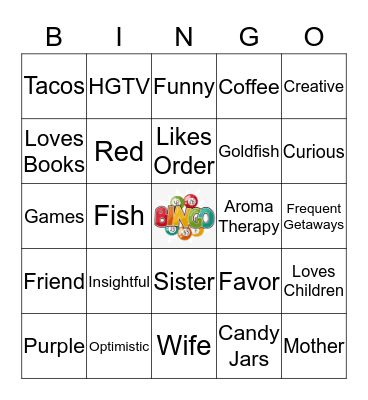 Rose's Bingo Birthday Bash Bingo Card