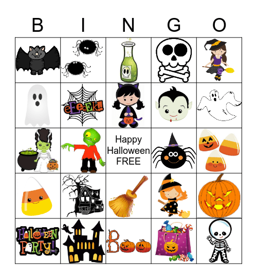 Halloween 10-24-18 Bingo Card