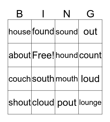 OU BINGO Card