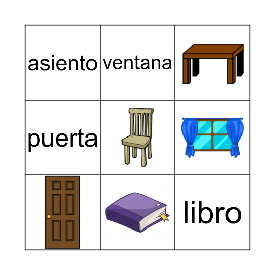 Objectos en La Casa Bingo Card