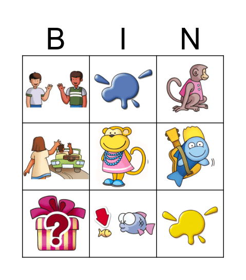 Calico L 1,2 Bingo Card