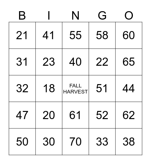 OFFICE OF FINANCE Bingo Card