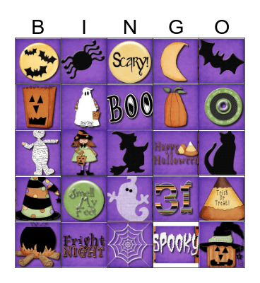 HALLOWEEN BINGO Card
