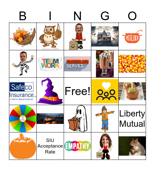 Customer Service Week Bingo Card