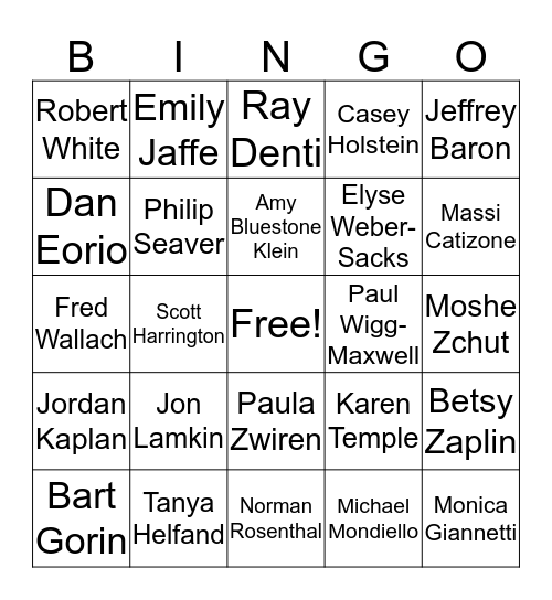 BNI BINGO Card