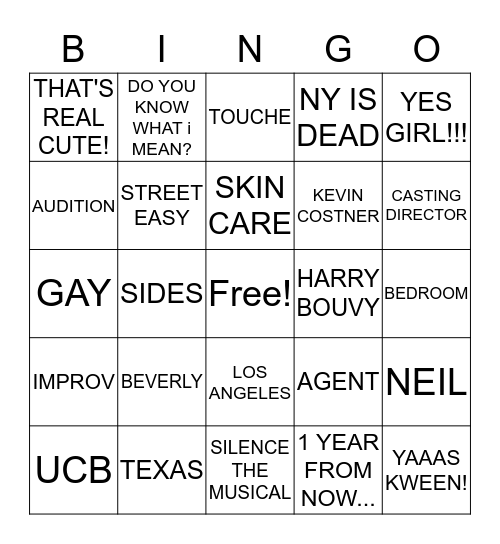 TOUCHE BINGO Card
