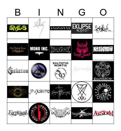 Last.fm Bingo Card