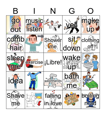 Getting Ready for life Bingo Card