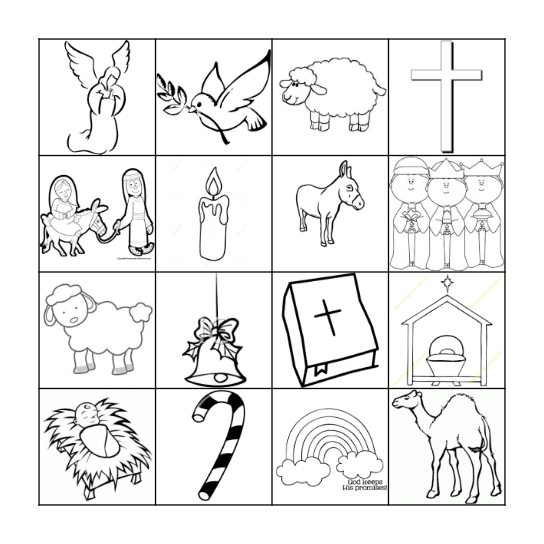 Christmas Bingo Card