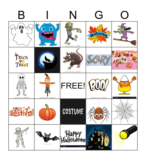 Watson Halloween Bingo Card