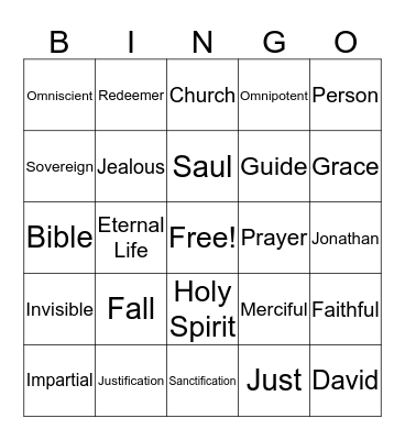 People of the Promise Land 1 (Round 2) Bingo Card