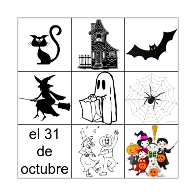 Halloween Bingo Card