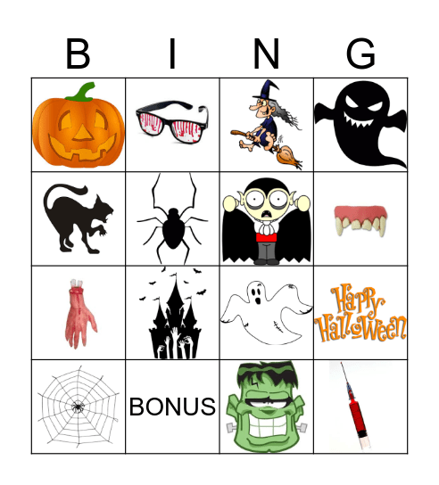 Laudy+ Halloween Bingo Card