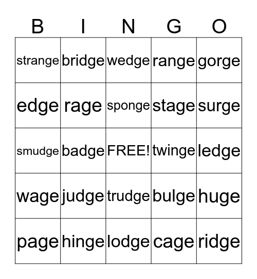 Strawberries Bingo Card