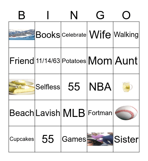 Juanita Bingo Card