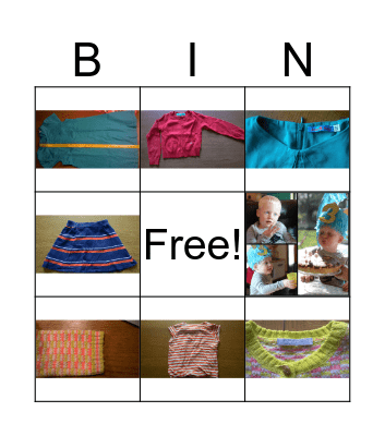 beweging test Bingo Card