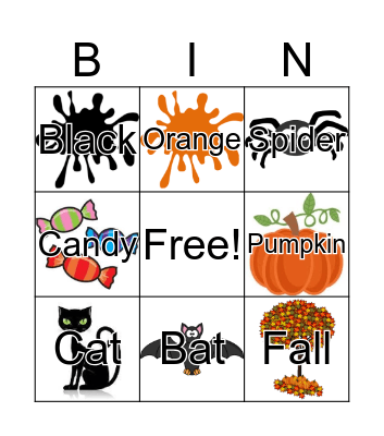 Halloween Bingo Card