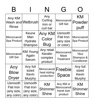 Holiday Bingo Card