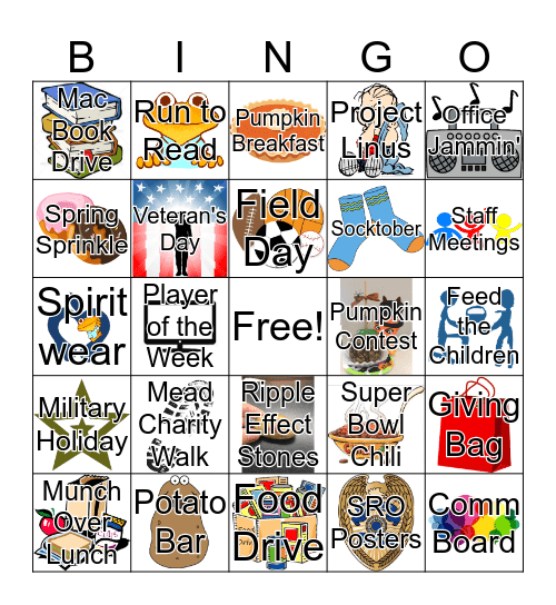 RAC Exponential Potential Bingo Card