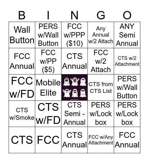 Halloween BINGO!!! Bingo Card