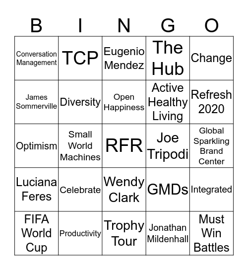 GSBC December All Hands Bingo Card