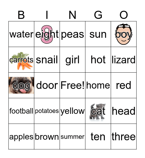 BINGO GANG Bingo Card