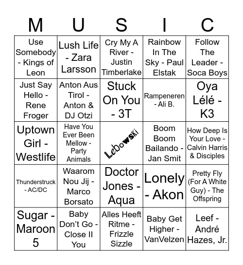 410 Bingo Card